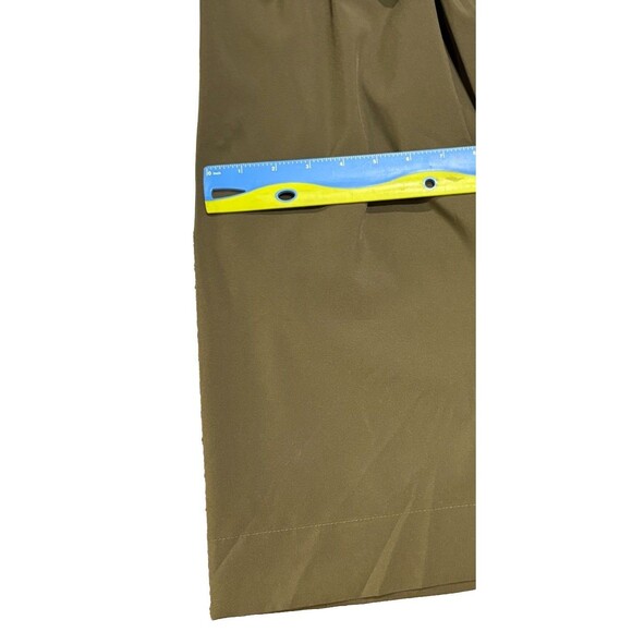 Old Navy Wide Leg Cropped Pants Size XL Olive Green Athleisure Casual Pull On - Picture 9 of 10